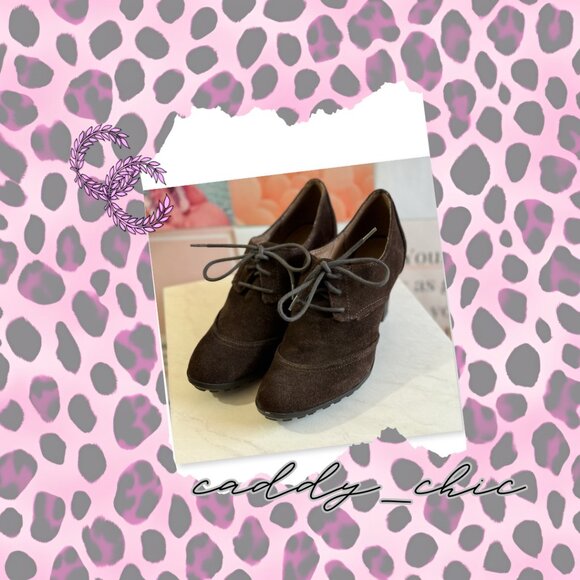 Sonoma Megan Lace Up Leather Booties Size 8.5 - Picture 1 of 9